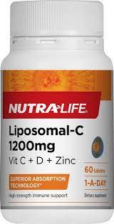NutraLife Liposomal-C 1200 Cc+ Zinc + D 60tabs